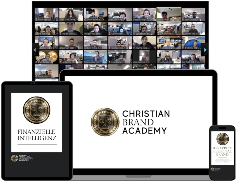 Die Christian Brand Academy auf Laptop, Tablet und Handy